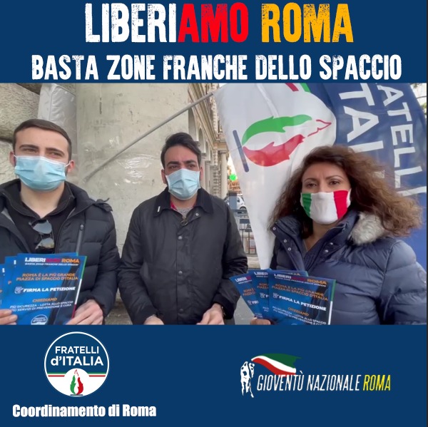 Petizione popolare per dire basta a “zone franche” spaccio droga