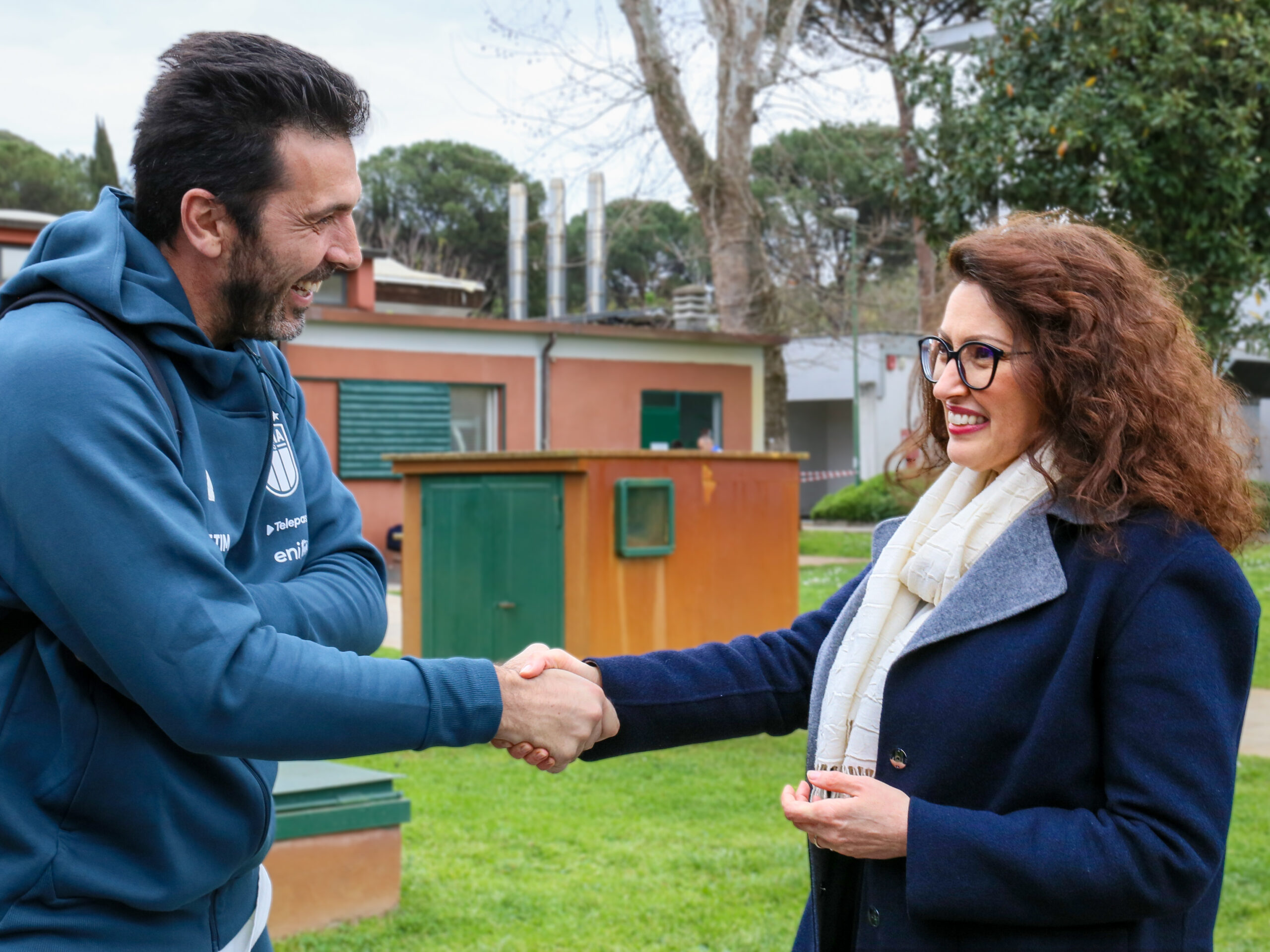 Con la Nazione maschile di calcio